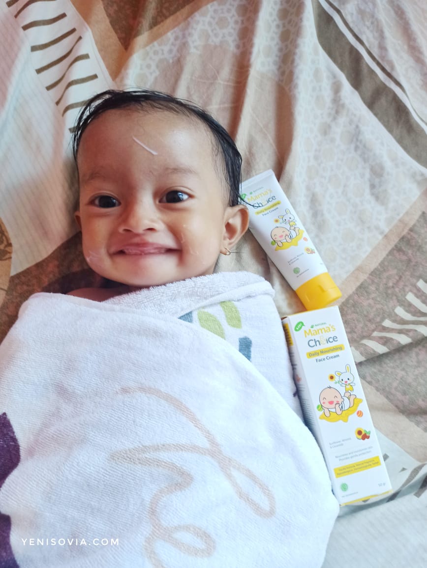 Krim Wajah Bayi untuk Kulit Kering dan Sensitif krim wajah untuk bayi